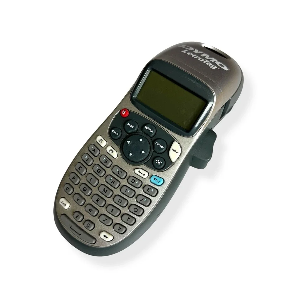 DYMO LetraTag LT-100H Blue Handheld Label Maker Office Home Business‎ - Tested